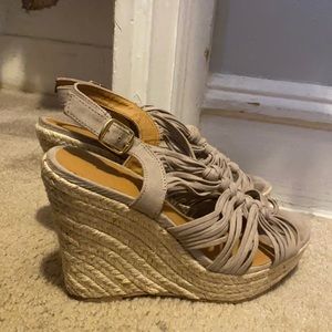 Cute high heeled wedges!